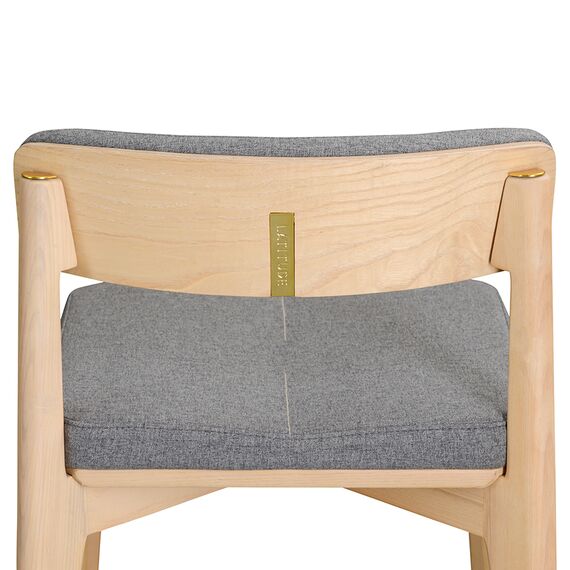 Стул полубарный Aska, рогожка, ясень/серый, LATITUDE, изображение 5