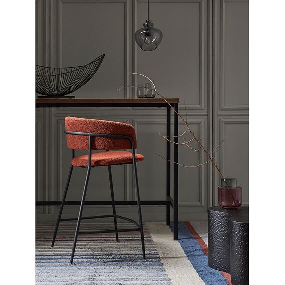 Стул полубарный Helning, букле, терракота, Bergenson Bjorn, изображение 3