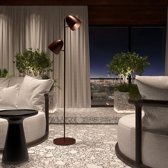 Торшер Fedd, 153 см, вишневый, Bergenson Bjorn, изображение 2