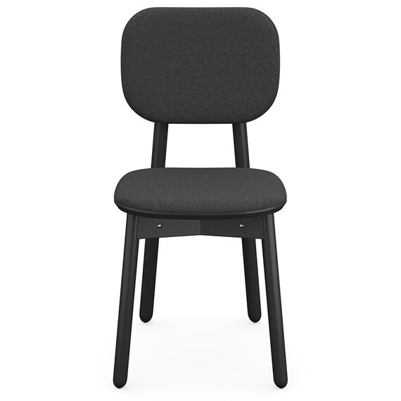 Стул с обивкой Saga, рогожка, темно-серый, LATITUDE, изображение 2