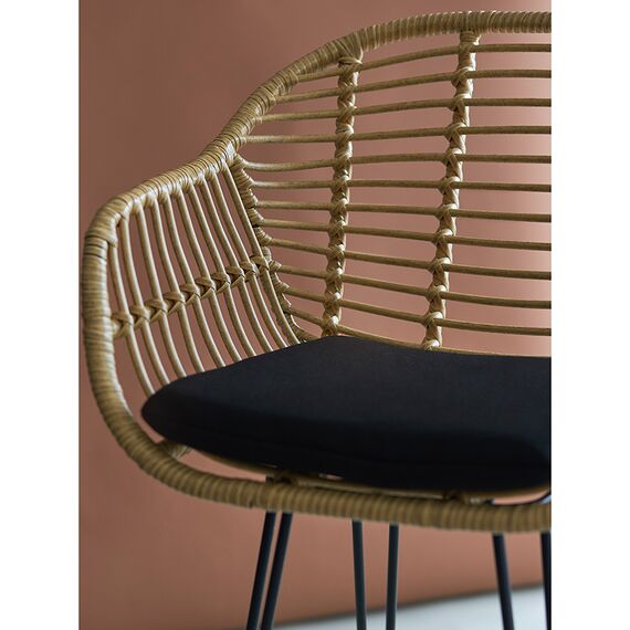 Стул полубарный Vetle Bent, ротанг, Bergenson Bjorn, изображение 6