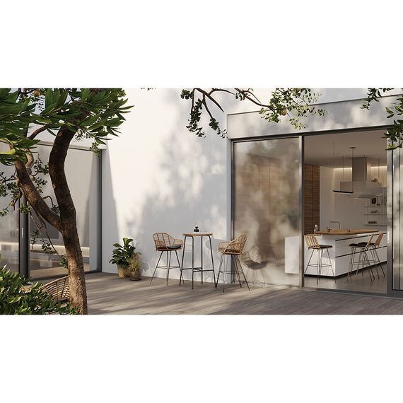 Стул барный Vetle Flat, ротанг, Bergenson Bjorn, изображение 5