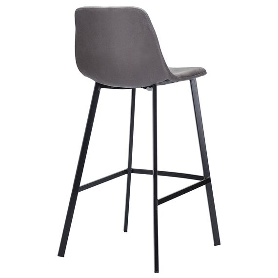 Стул полубарный Hugh, экокожа, темно-серый, Bergenson Bjorn, изображение 10