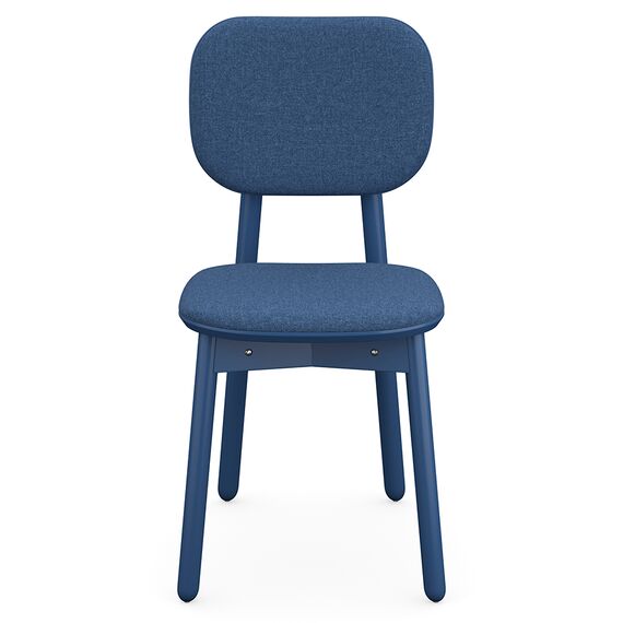 Стул с обивкой Saga, рогожка, синий, LATITUDE, изображение 2