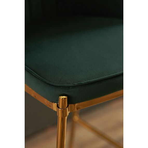 Стул полубарный Coral, велюр, темно-зеленый, Bergenson Bjorn, изображение 11