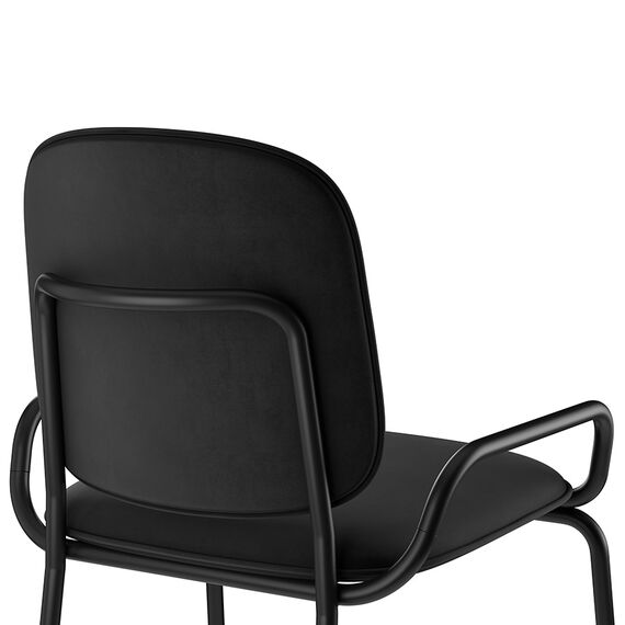 Стул полубарный Ror, 2 Frame, велюр, черный/черный, LATITUDE, изображение 4