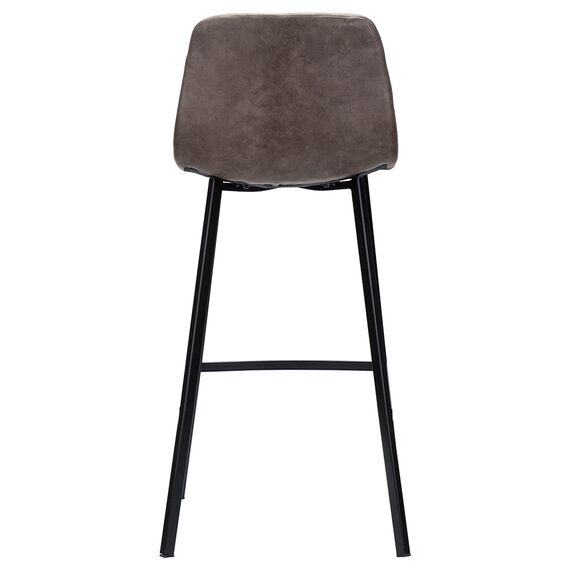 Стул полубарный Hugh, экокожа, серо-коричневый, Bergenson Bjorn, изображение 9