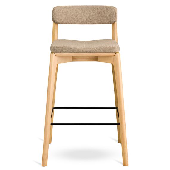 Стул полубарный Aska, рогожка, ясень/бежевый, LATITUDE, изображение 2