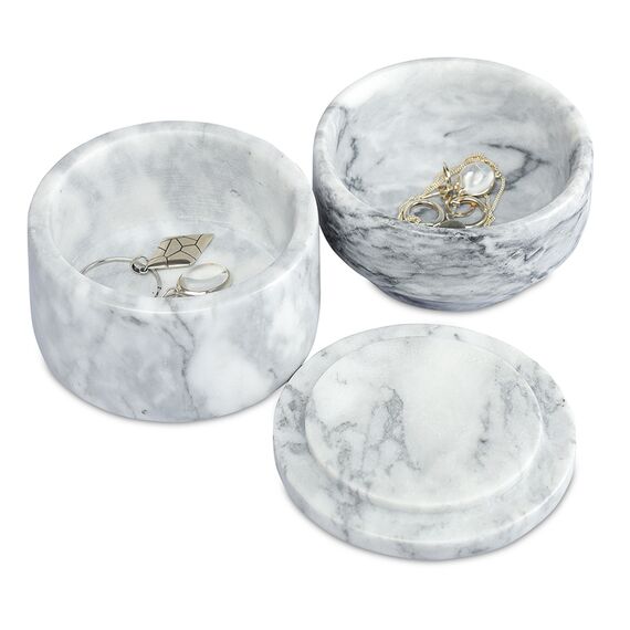 Шкатулка для украшений Marm, 10,5 см, белый мрамор, Bergenson Bjorn, изображение 11