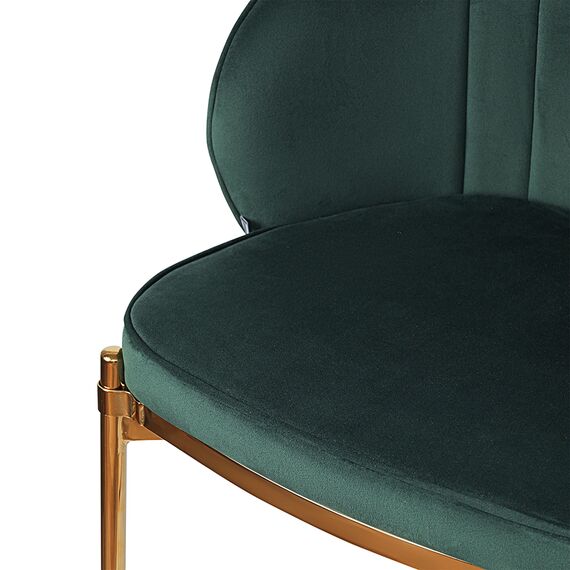 Стул полубарный Coral, велюр, темно-зеленый, Bergenson Bjorn, изображение 14