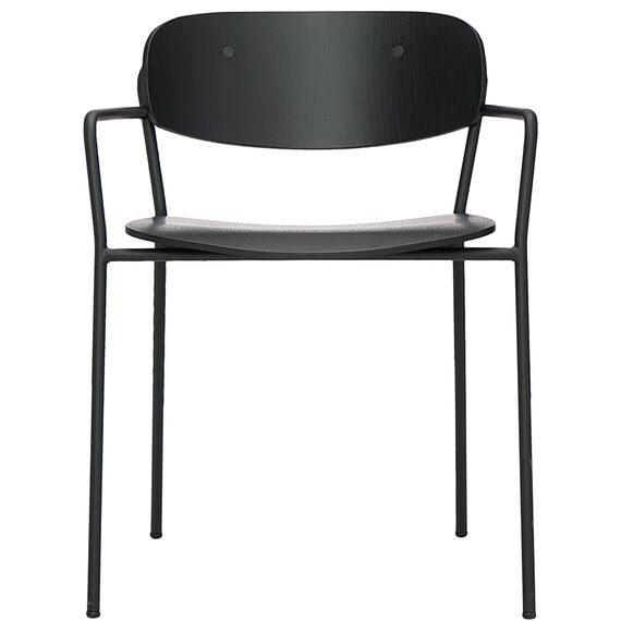 Стул с подлокотниками Torfrid, черный, Bergenson Bjorn, изображение 4
