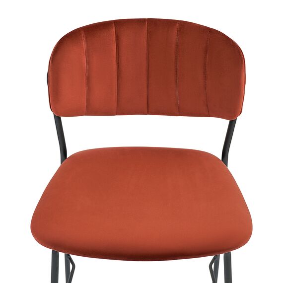 Стул полубарный Eirill, велюр, кирпичный, Bergenson Bjorn, изображение 6