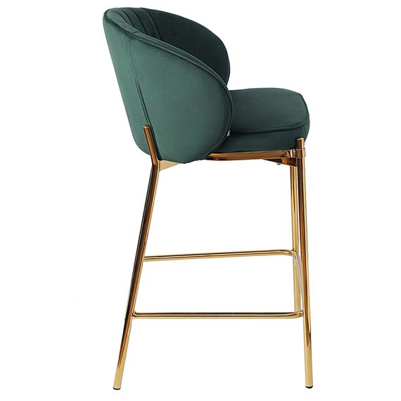 Стул полубарный Coral, велюр, темно-зеленый, Bergenson Bjorn, изображение 12