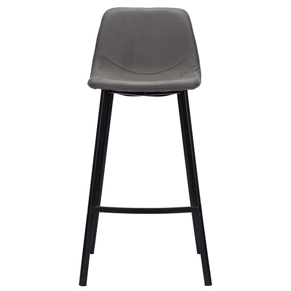 Стул полубарный Hugh, экокожа, темно-серый, Bergenson Bjorn, изображение 8