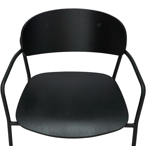 Стул с подлокотниками Torfrid, черный, Bergenson Bjorn, изображение 8