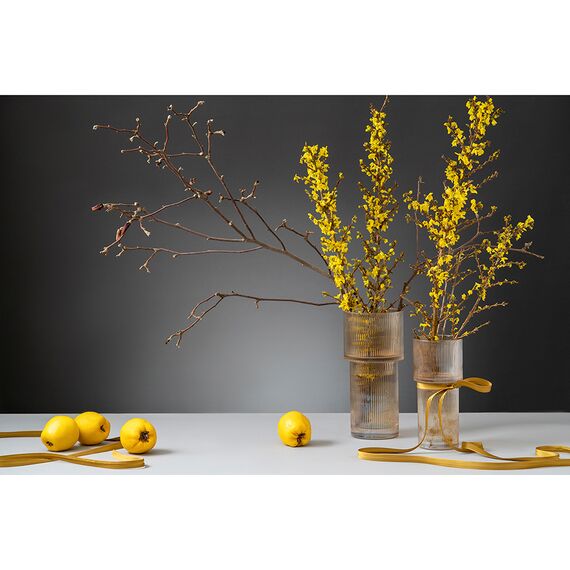 Ваза Ivet, 25 см, бежевая, Bergenson Bjorn, изображение 4