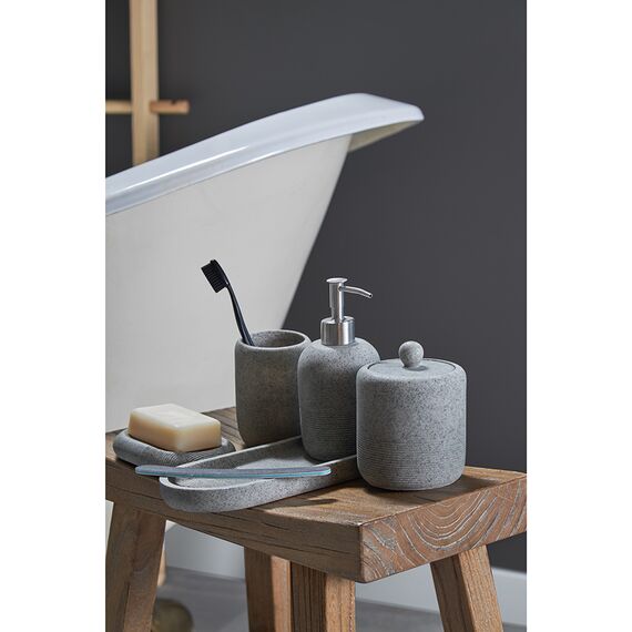 Банка для хранения Loup, 430 мл, темно-серая, Bergenson Bjorn Bath, изображение 5