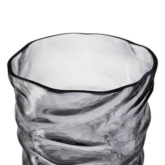 Ваза Crumpl, 20 см, серая, Bergenson Bjorn, изображение 6