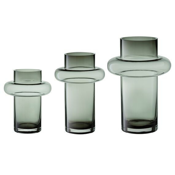 Ваза Vayr, 26 см, серая, Bergenson Bjorn, изображение 5