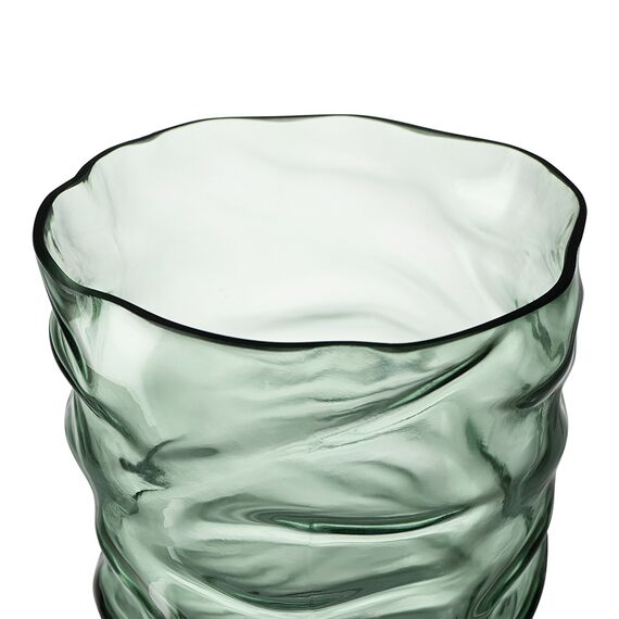 Ваза Crumpl, 20 см, зеленая, Bergenson Bjorn, изображение 3