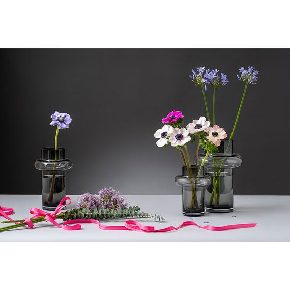 Ваза Vayr, 26 см, серая, Bergenson Bjorn, изображение 7