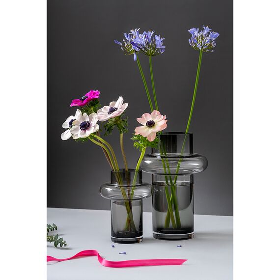 Ваза Vayr, 20 см, серая, Bergenson Bjorn, изображение 5