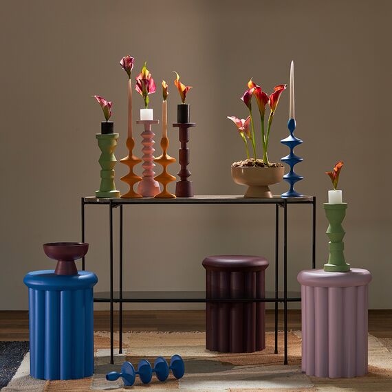 Блюдо на ножке Vivlend, 21 см, сливовое, Bergenson Bjorn, изображение 5