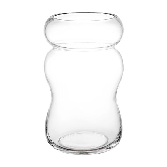 Ваза Swell, 22 см, прозрачная, Bergenson Bjorn