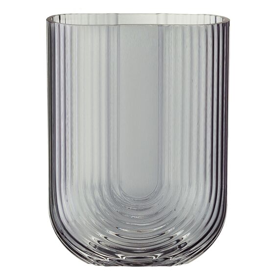 Ваза Florenty, 23,5 см, серая, Bergenson Bjorn