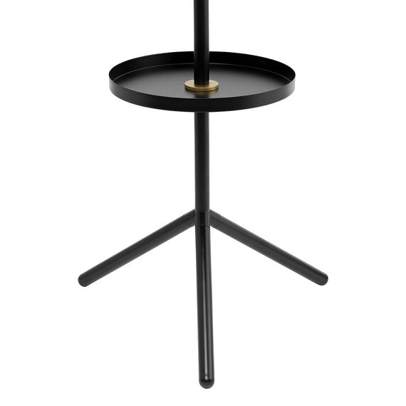 Вешалка напольная с полкой Lingon, черная, LATITUDE, изображение 6