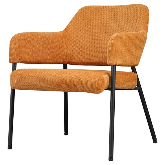 Кресло Wendy, фактурный шенилл, охра, Bergenson Bjorn