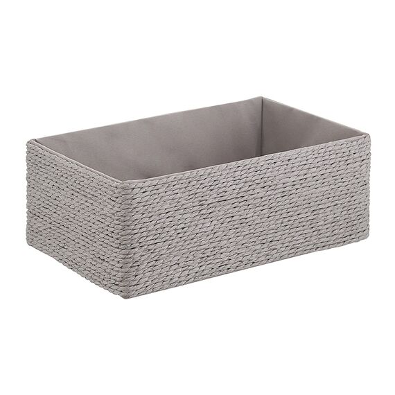 Корзина для хранения Lian, 26х16х10 см, светло-серая, Bergenson Bjorn