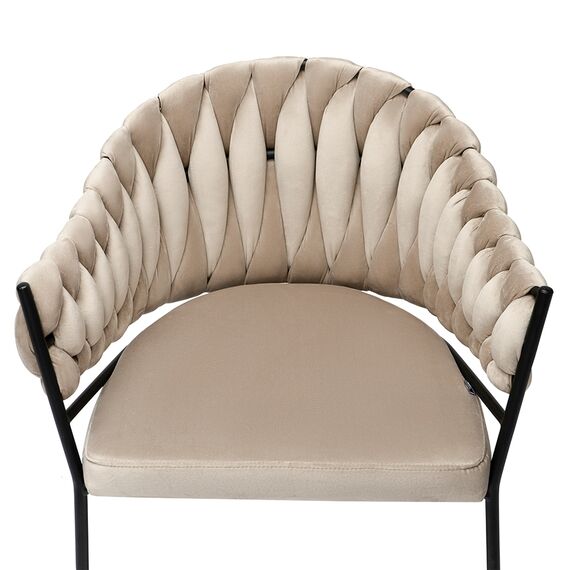 Кресло Lind, велюр, бежевое, Bergenson Bjorn, изображение 11