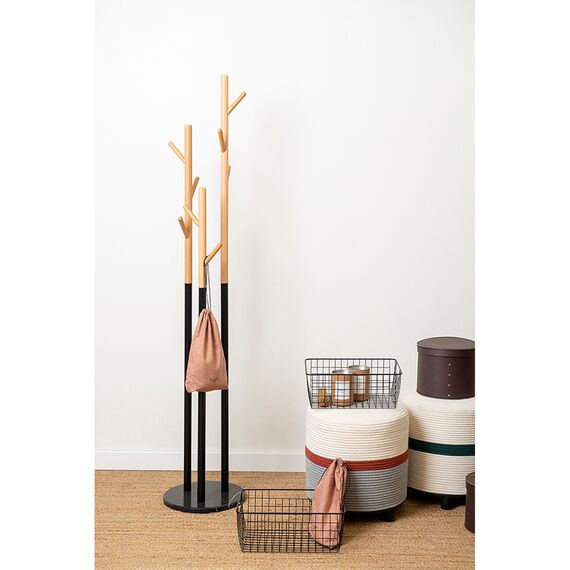 Вешалка напольная Solheim, 171 см, черный мрамор/натуральное дерево, Bergenson Bjorn, изображение 2