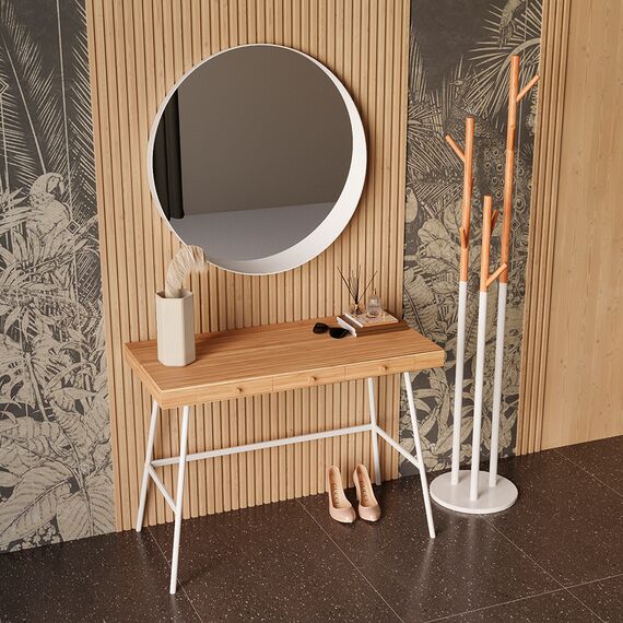 Вешалка напольная Solheim, 171 см, белый мрамор/натуральное дерево, Bergenson Bjorn, изображение 5