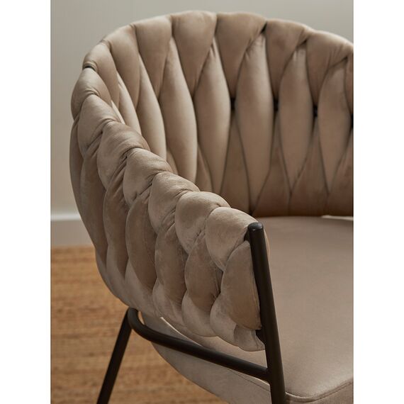 Кресло Lind, велюр, бежевое, Bergenson Bjorn, изображение 4