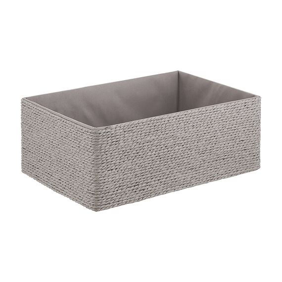 Корзина для хранения Lian, 30х20х12 см, светло-серая, Bergenson Bjorn