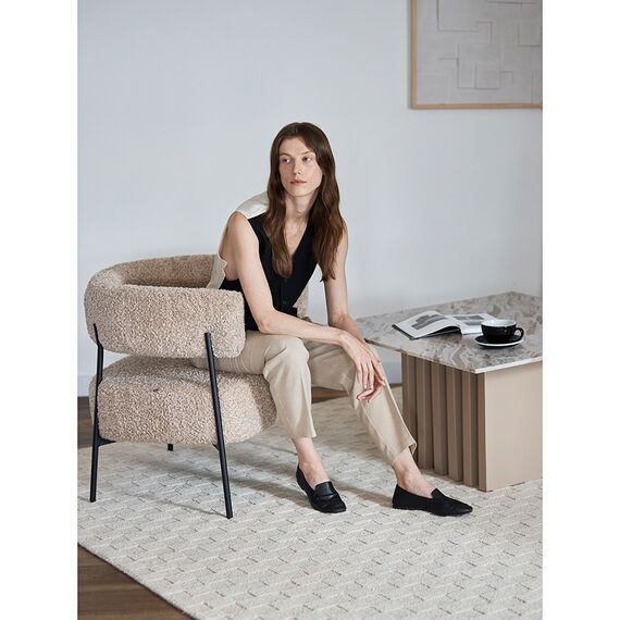 Кресло HugMe, букле, миндальное молоко, Bergenson Bjorn, изображение 16