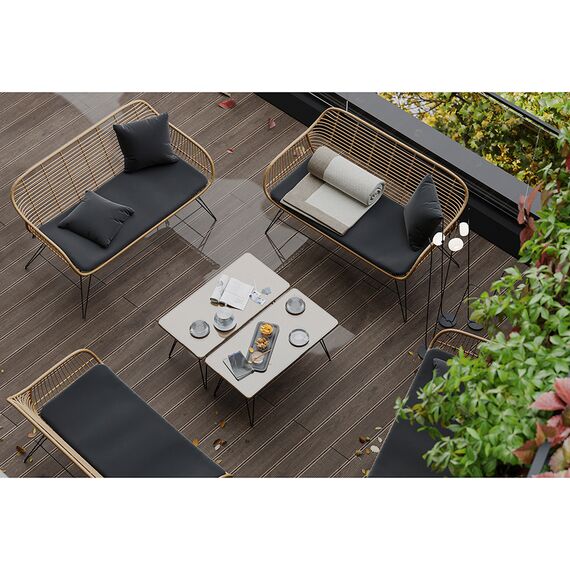 Кушетка Vetle Bent, 125х68х81 см, ротанг, Bergenson Bjorn, изображение 5