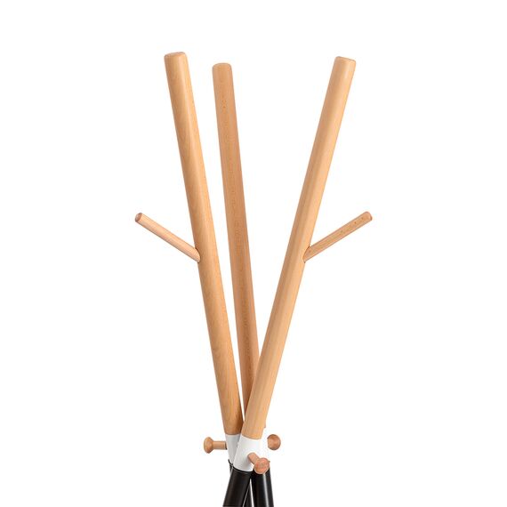 Вешалка напольная Amundsen, 172 см, черно-белая/натуральное дерево, Bergenson Bjorn, изображение 5