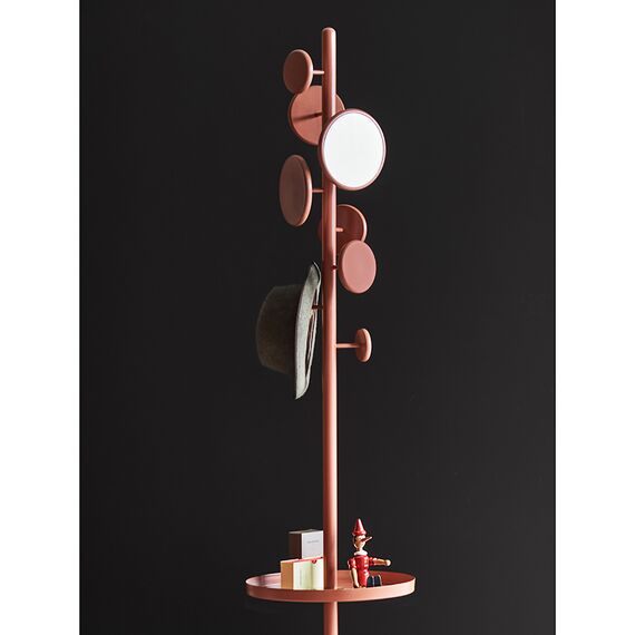 Вешалка напольная с полкой Lingon, терракотовая, LATITUDE, изображение 3