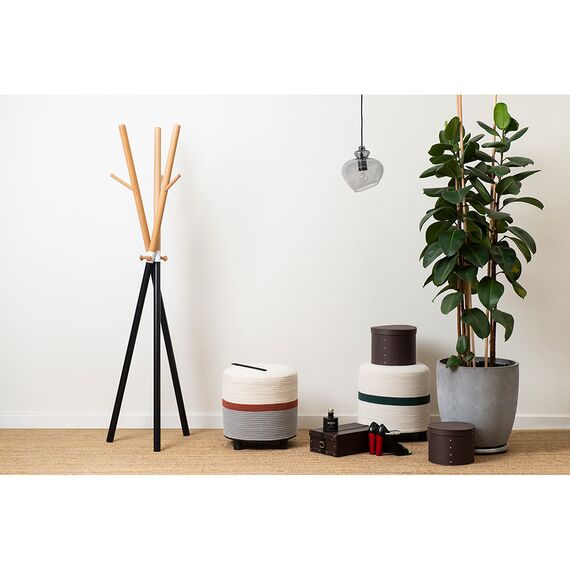 Вешалка напольная Amundsen, 172 см, черно-белая/натуральное дерево, Bergenson Bjorn, изображение 8