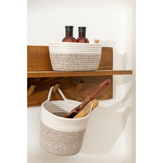 Кашпо Gerd, 20х19 см, белое/светло-бежевое, Bergenson Bjorn, изображение 5