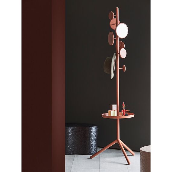 Вешалка напольная с полкой Lingon, терракотовая, LATITUDE, изображение 2