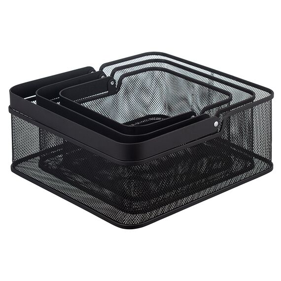 Корзина для хранения Ferrant, 20х20х11,5 см, черная, Bergenson Bjorn, изображение 3