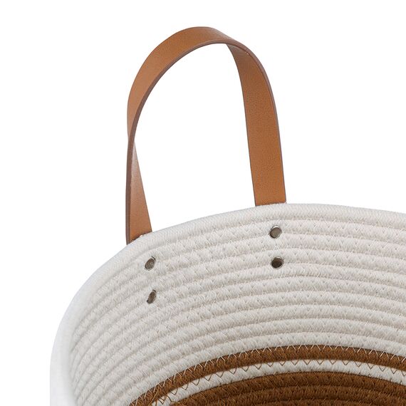 Корзина для хранения Moen 35х40 см, бежевая/горчичная, Bergenson Bjorn, изображение 4