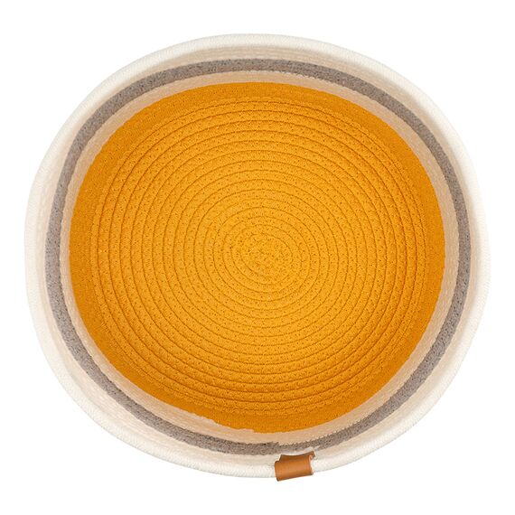 Корзина для хранения Ciary, 30х30 см, бежевая/серая/горчичная, Bergenson Bjorn, изображение 5