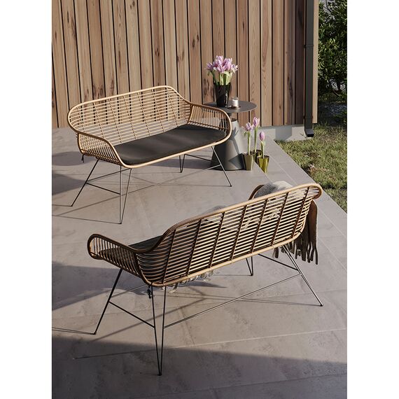 Кушетка Vetle Bent, 125х68х81 см, ротанг, Bergenson Bjorn, изображение 4