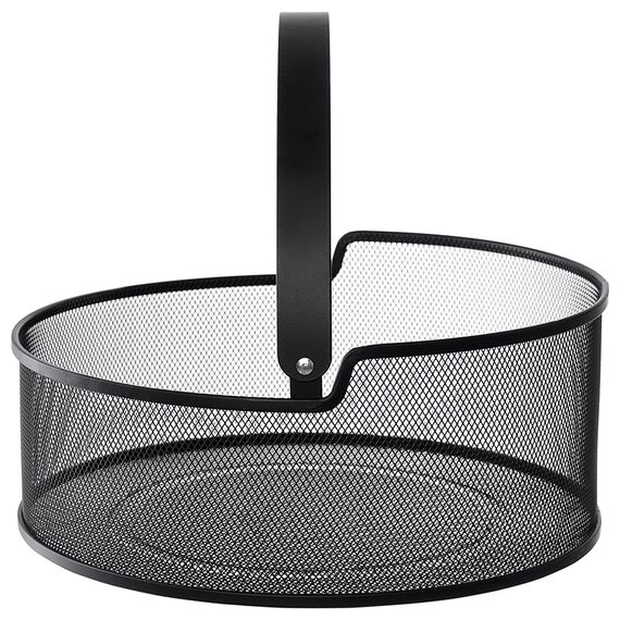 Корзина для хранения круглая Ferrant, 30х13 см, черная, Bergenson Bjorn, изображение 5