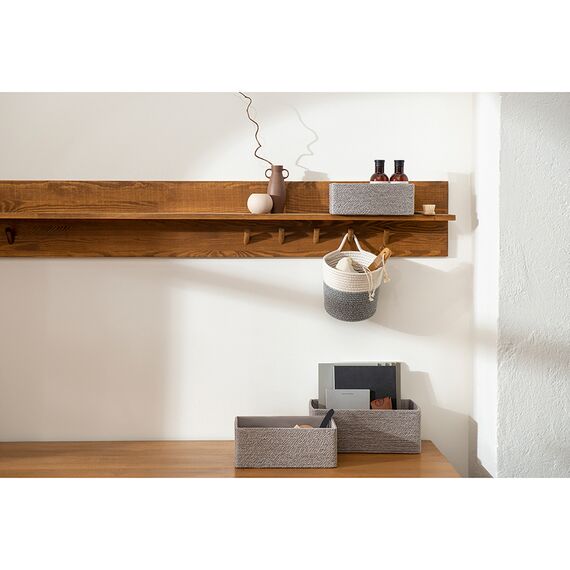 Кашпо Gerd, 20х19 см, белое/светло-серое, Bergenson Bjorn, изображение 3